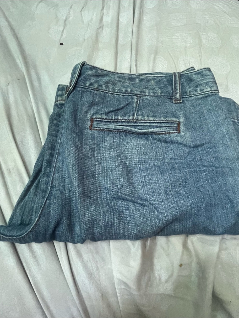 LOFT Straight-Leg Medium Wash Denim Jeans